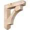 Ekena Millwork Westlake Arts and Crafts Smooth Bracket w/ Offset Brace, Douglas Fir, 7 1/2"W x 34"D x 34"H BKT0806X34X34WTL03SDF - alternate 1
